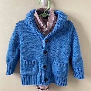 Baby Gap cardigan sweater & onesie